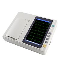 6 channel touch screen ECG 